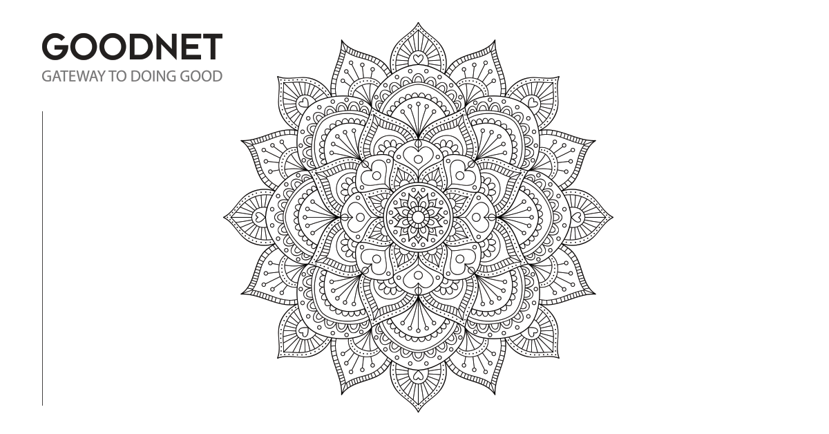 Coloring mandalas is a way to stay calm.
