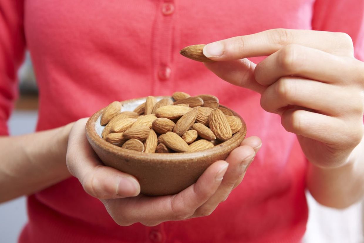Eating almonds could help you sleep better.