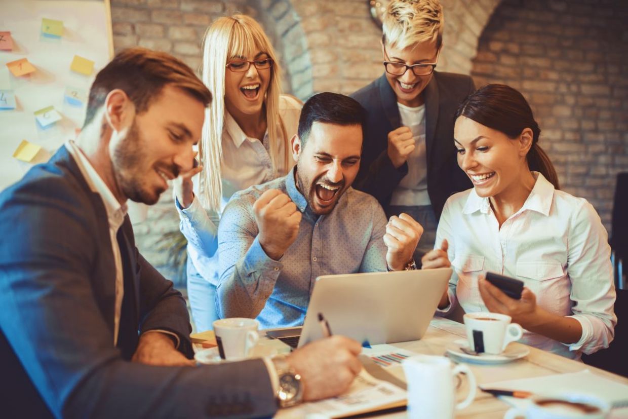 Happy workers are more productive.