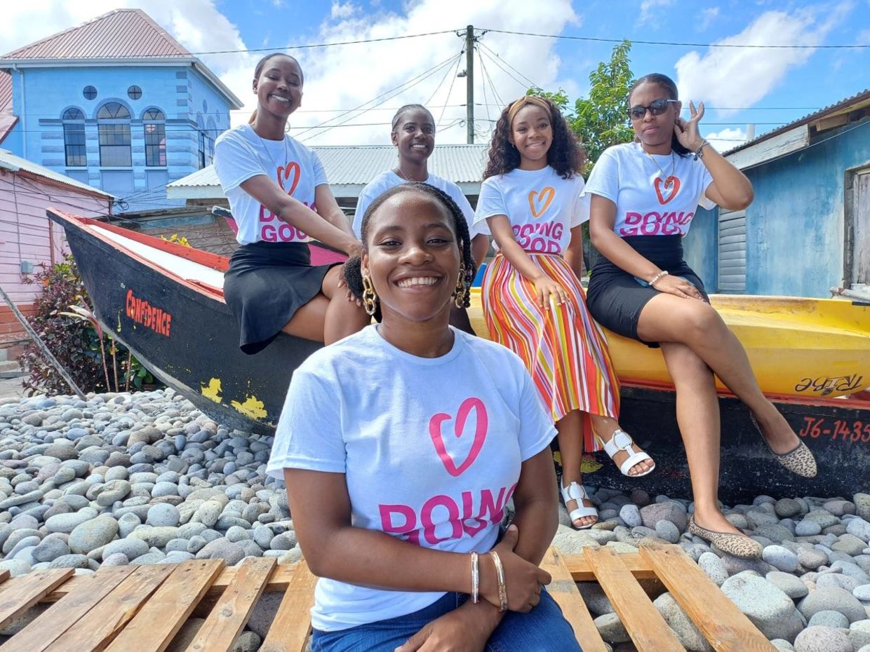 Participating in Good Deeds Day.