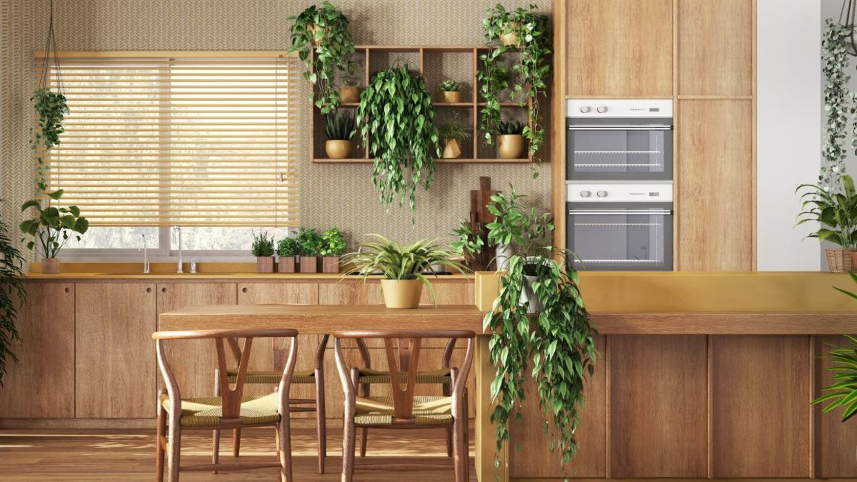 Strategically place plants in a space.