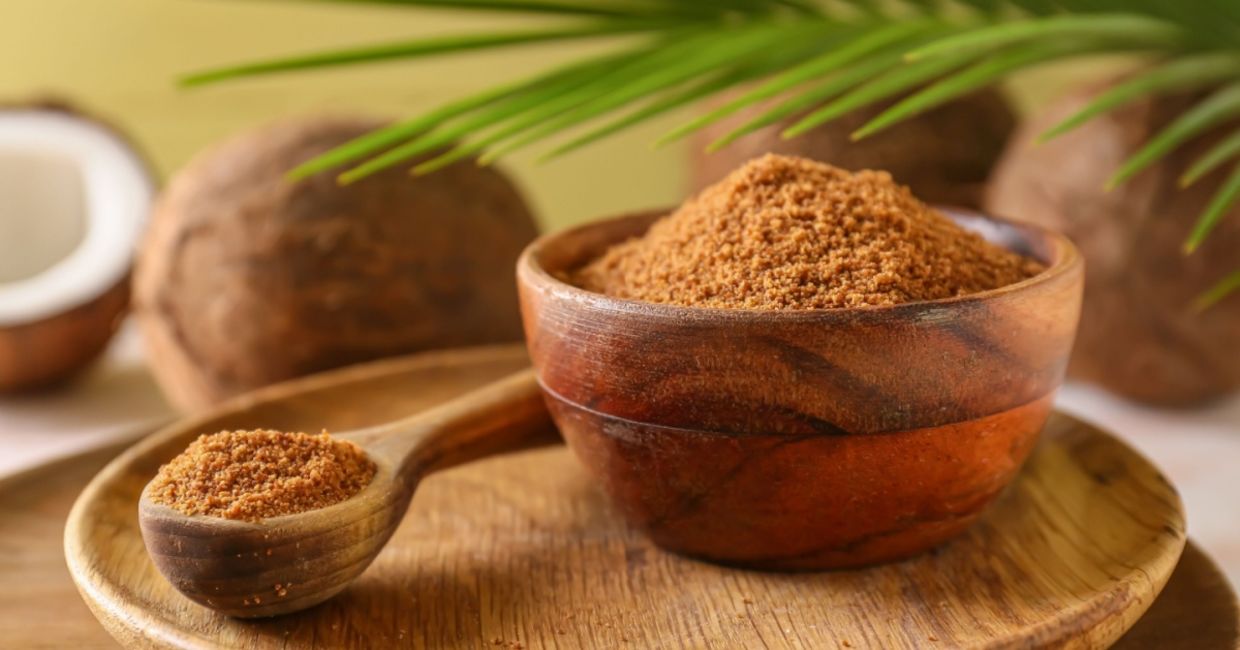 Coconut sugar is not refined or processed.