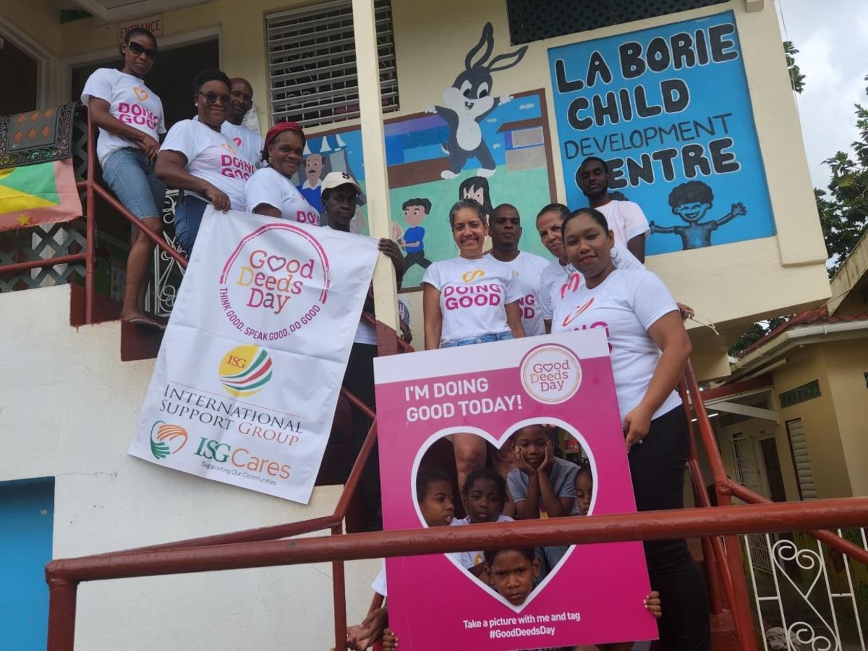 Cleaning up an early childhood center.