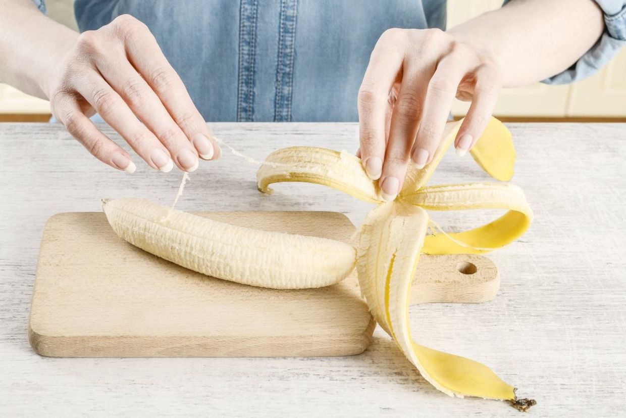 Save your banana peels.