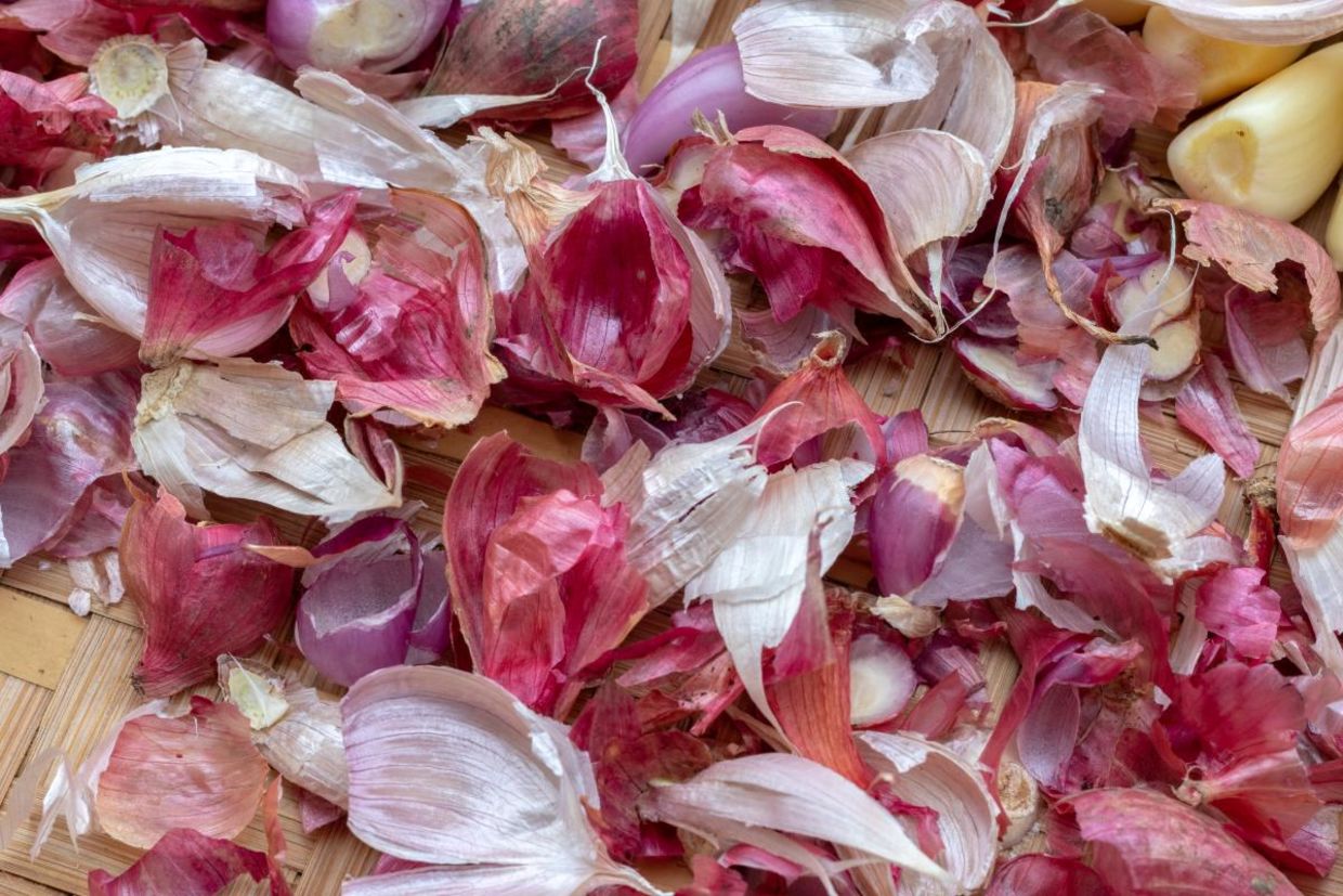 You can cook with onion skins.