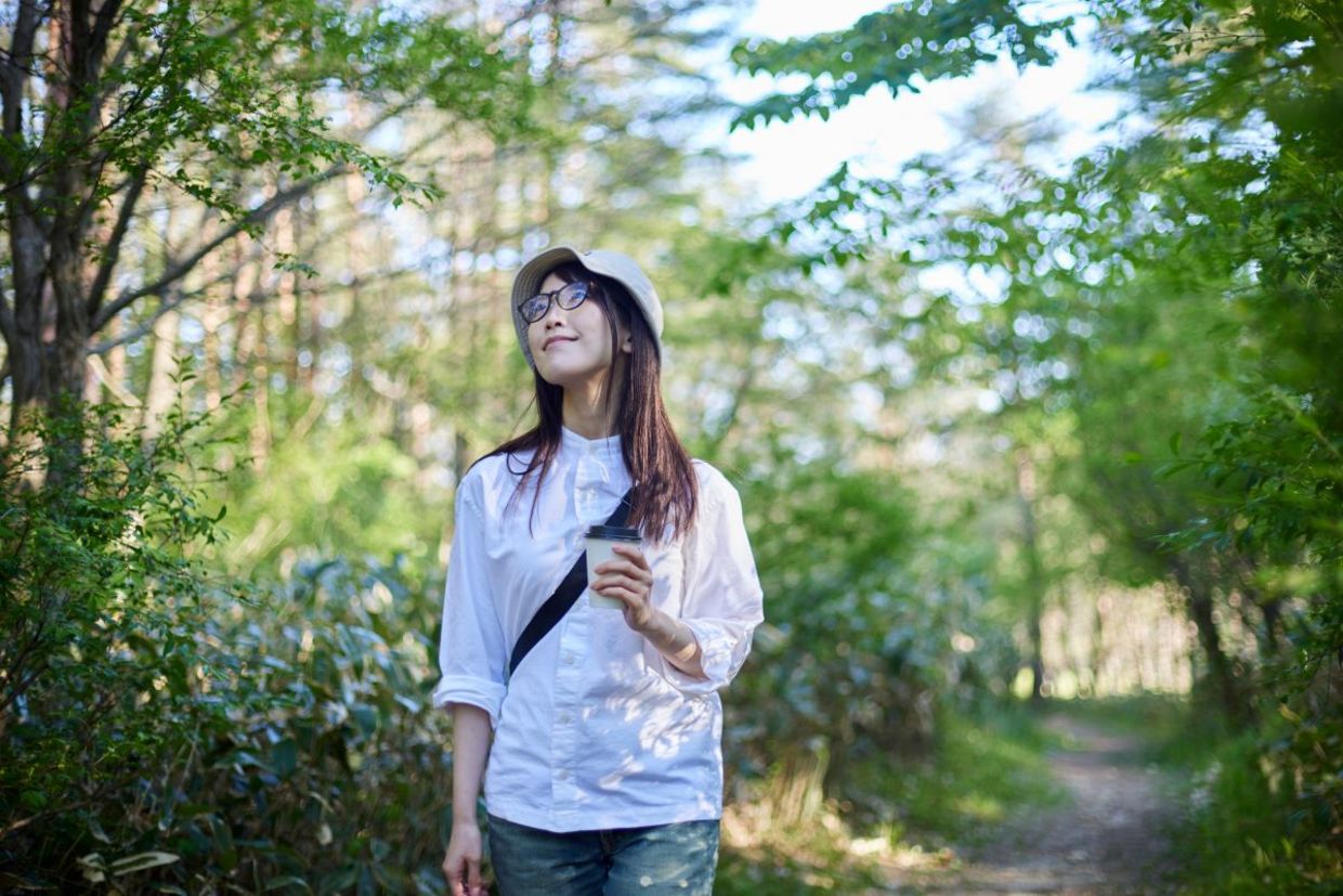 Forest bathing connects you to your soul.