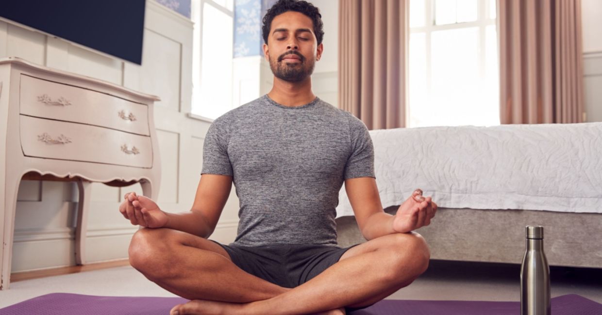 Meditate to help promote calm.