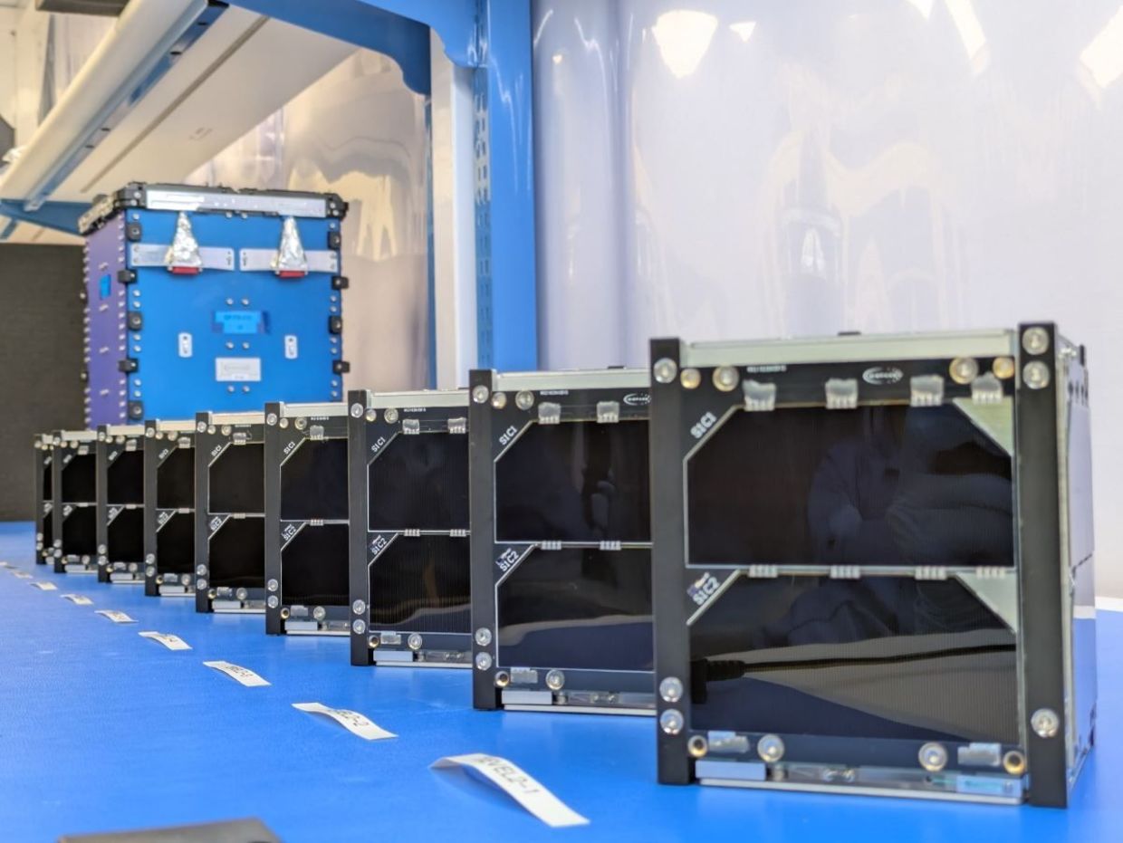 Tevel2 Satellites at the launch site.