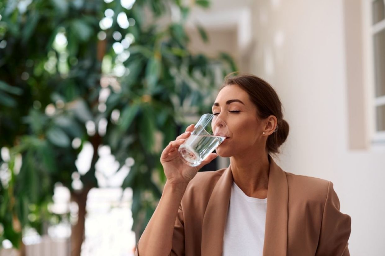 Staying hydrated can boost brain health.