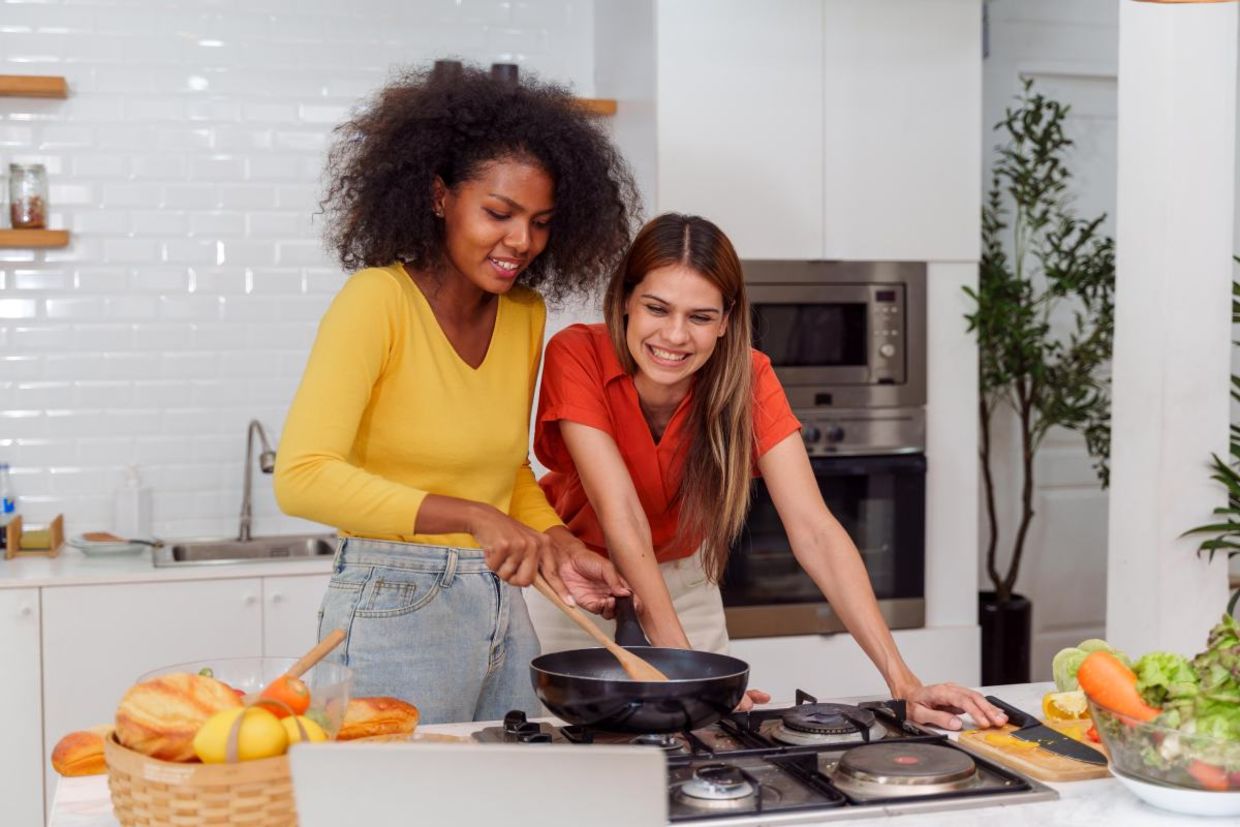 Cooking can help relieve stress and is good for your mental health.
