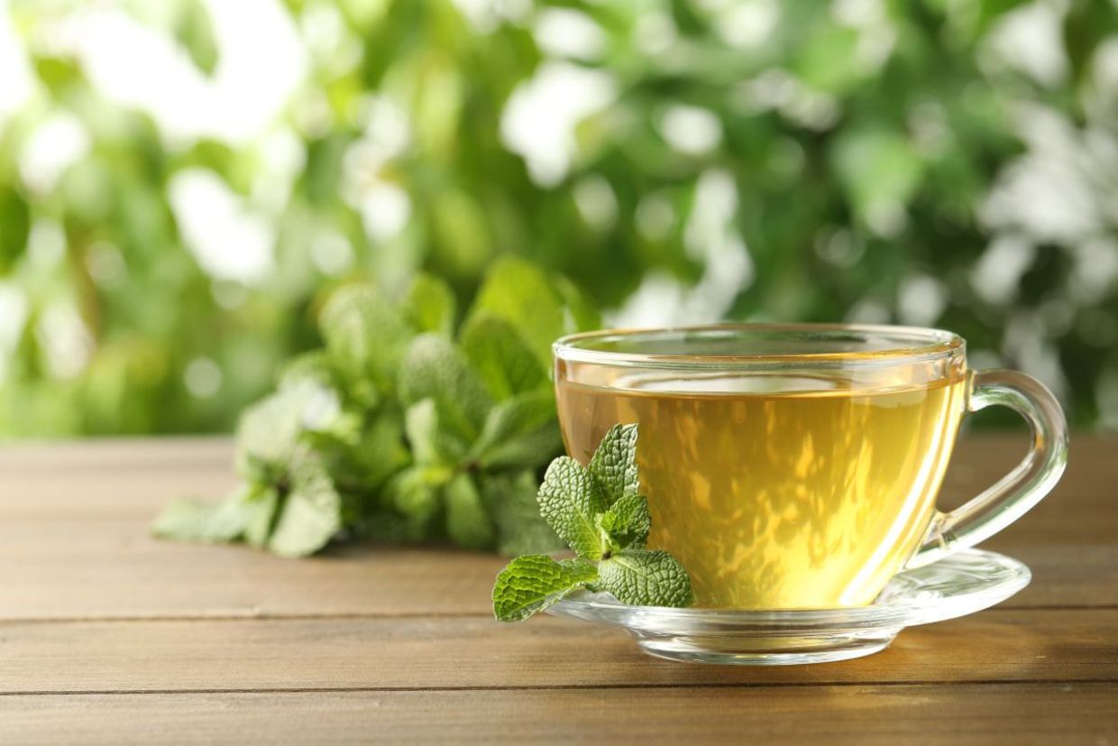 Green tea is calming because it increases  dopamine and serotonin.