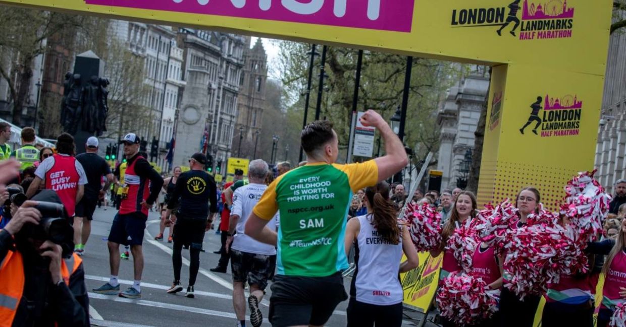 A half marathon in London.