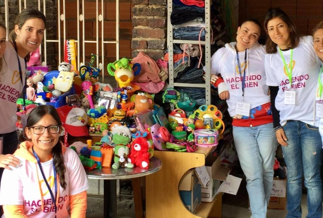 Toy collection on Good Deeds Day.