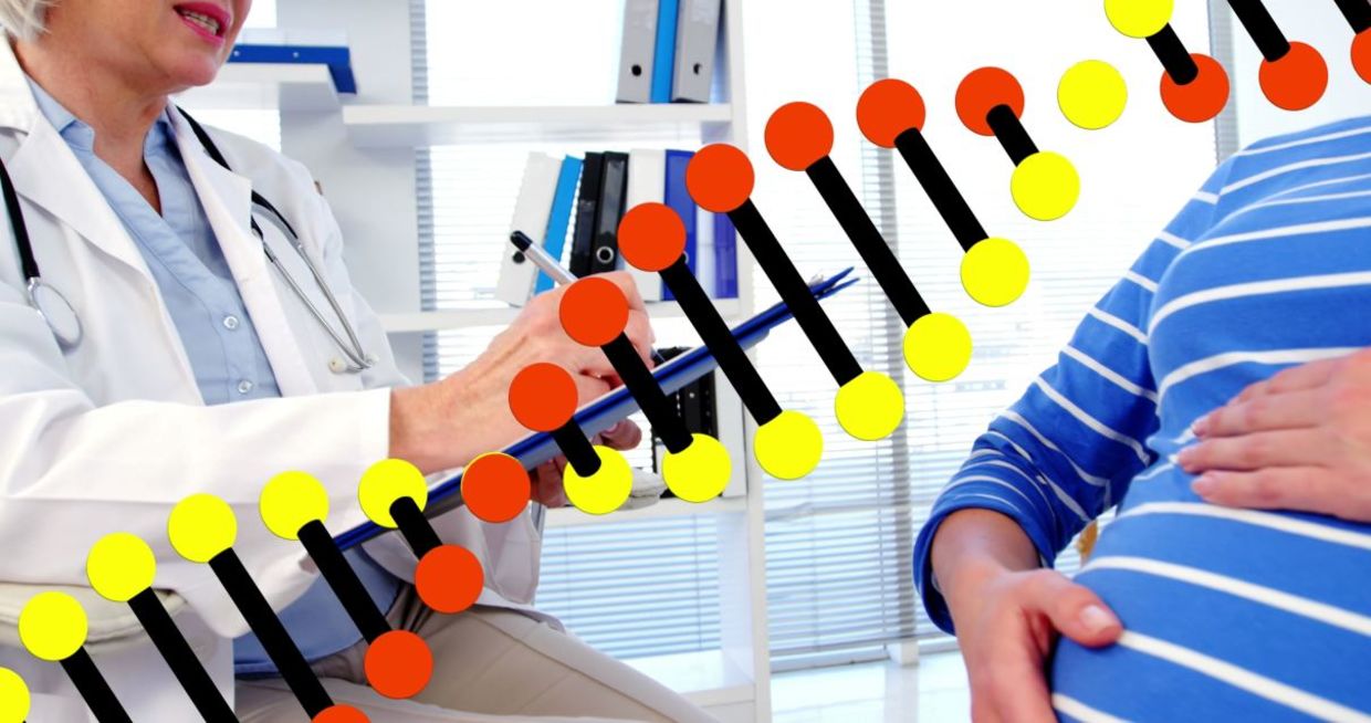 Genetic testing during pregnancy.