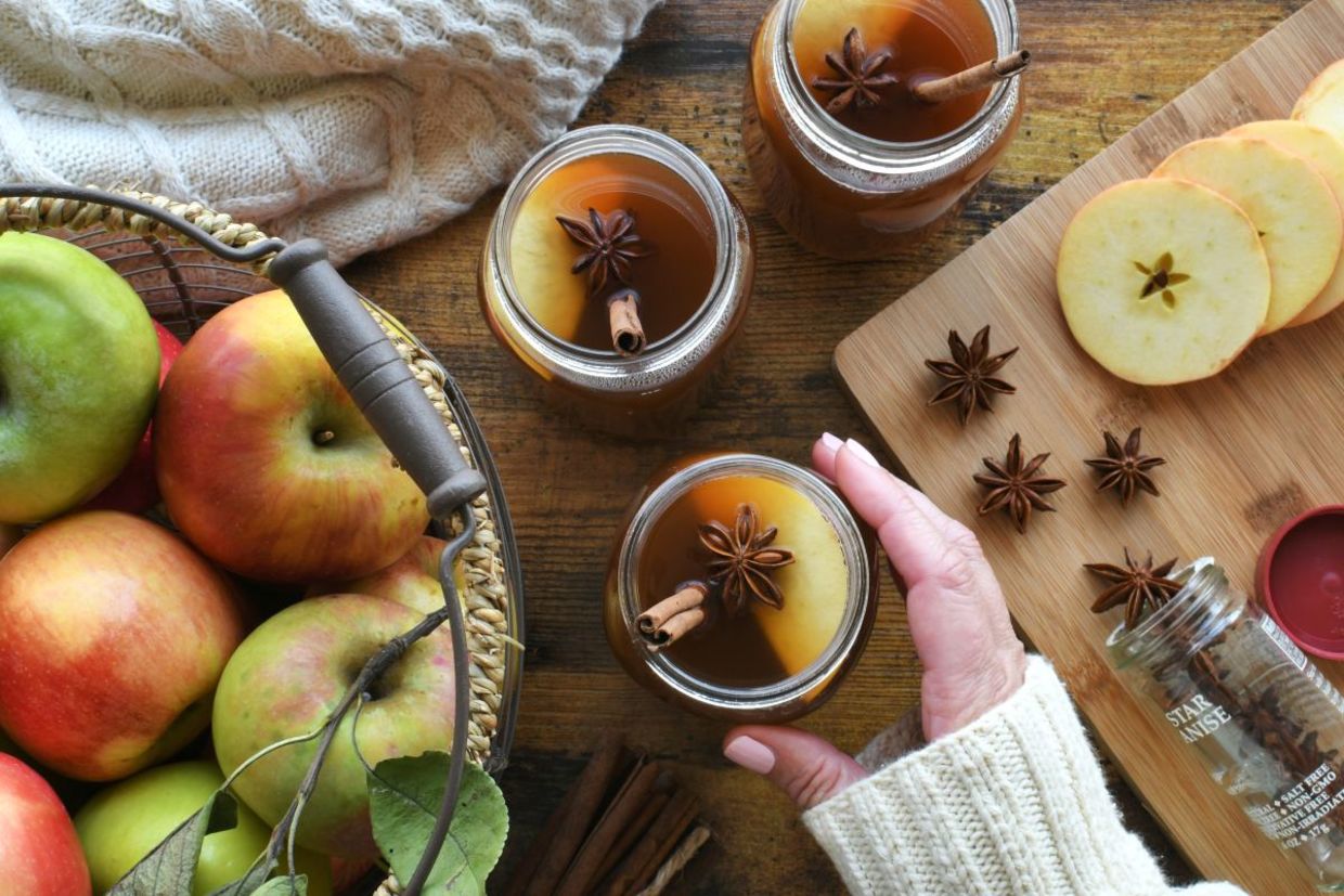 Apple cider.
