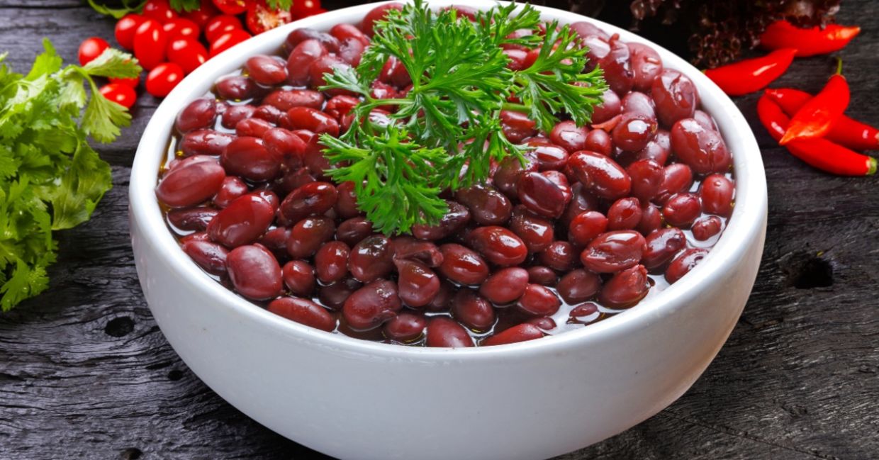 Red kidney beans are very nutritious.