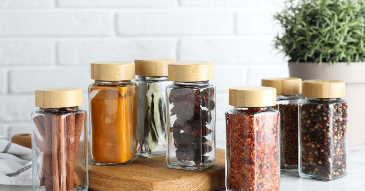 An assortment of spices.