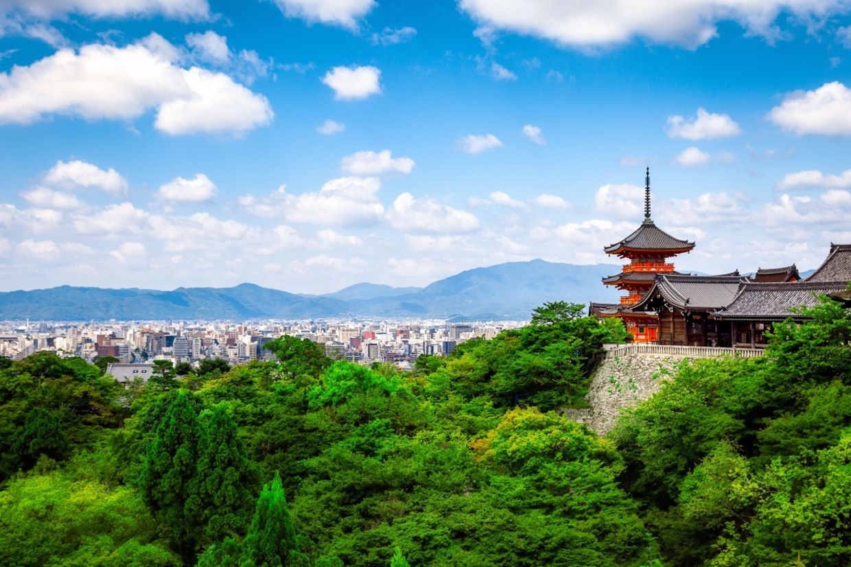 A temple in Kyoto.